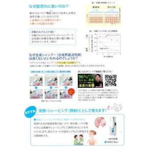 ロクワット 純石けんシャンプー 700ml 無...の詳細画像2