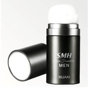 SMHメンズヘアファンデーション 20g 薄毛 抜け毛 円形脱毛症 白髪 対策 増毛パウダー ブラック／ダークブラウン