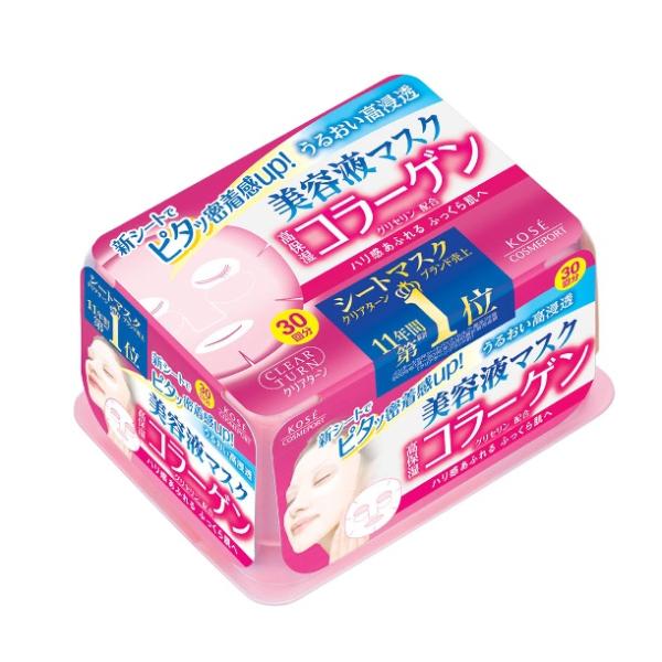 コーセーコスメポート クリアターン エッセンスマスク（コラーゲン） 30枚