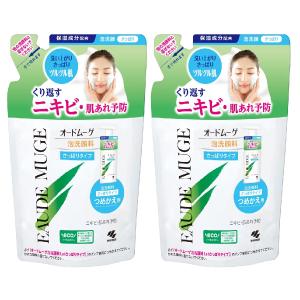 小林製薬 オードムーゲ 泡洗顔料L さっぱりタイプ 詰替 130ml 2個セット｜コスメビレッジ