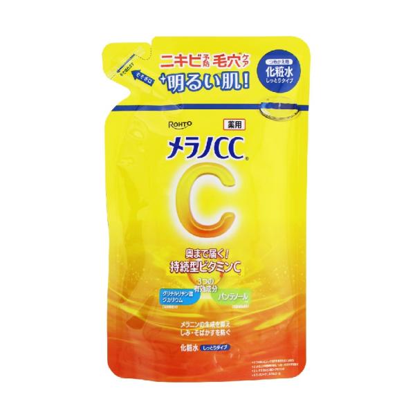 ロート製薬 メラノCC 薬用しみ対策美白化粧水 しっとりタイプ つめかえ用 170ml【医薬部外品】