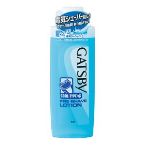 ギャツビー(GATSBY) プレシェーブローションR COOL-TYPE 140ml 電気シェーバー ヒゲソリ化粧水 マンダム(mandom)｜cosmebox