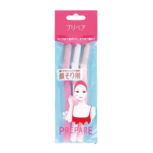 プリペア 顔そり用 (L) 3本入 フェイス用 かみそり ファイントゥデイ (PREPARE)