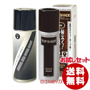 トップシェード　スピーディヘアカバースプレー　自然な黒色　150g×８本 柳屋本店 トップシェード ヘアカバースプレー 自然な黒色 150g