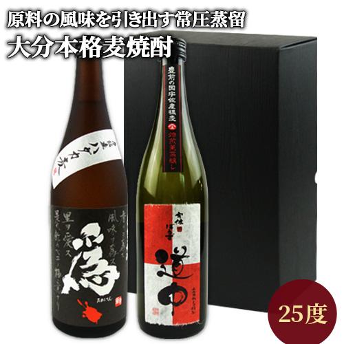 ハダカ麦常圧蒸留 飲み比べセット 熟成醸し麦「焙煎薫蒸・宇佐ぼうず道中」「長期熟成・為ゝ(ためしてん...