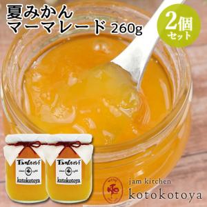湯布院で長年愛されている手作りジャム 大分県産 夏みかんマーマレード 260g×2個セット お菓子作りやお料理の隠し味に Jam kitchen kotokotoya