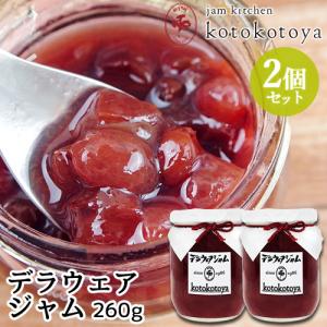湯布院で長年愛されている手作りジャム デラウェアジャム 260g×2個セット ぶどうジャム 国産果実 Jam kitchen kotokotoya