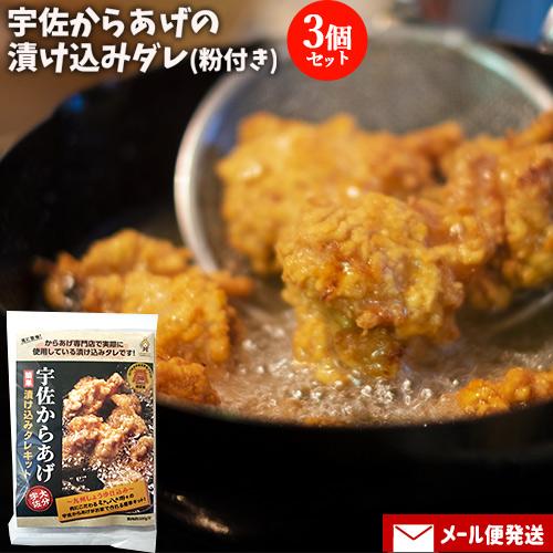 宇佐からあげの漬け込みダレ&amp;からあげ粉セット お試し85g+80g(唐揚げ下味用)×3個セット ナル...