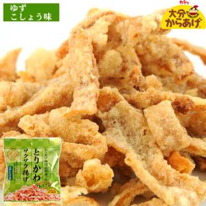 添加物不使用 プレミアム とりかわサクサク揚げ ゆずこしょう味 25g 国産鶏皮&米油使用 唐揚げ スナック おつまみ 大分からあげ｜cosmebox