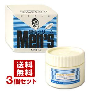 男性クリーム ホワイト さっぱりタイプ＜保湿クリーム＞ 60g×3個セット メントール配合 ウテナ(utena) 送料込｜cosmebox