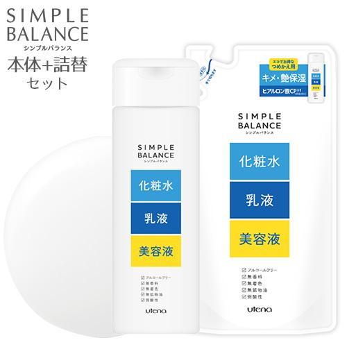 シンプルバランス うるおいローション 本体220mL＆つめかえ用 200mLセット ヒアルロン酸 オ...