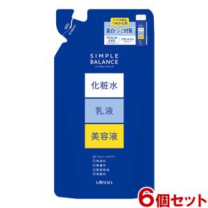 シンプルバランス 美白ローション つめかえ用 200mL×6個セット 医薬部外品 SIMPLE BALANCE ウテナ 送料込｜cosmebox