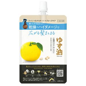 ウテナ ゆず油 無添加オイルミスト つめかえ用 (洗い流さないヘアトリートメント) 160ml｜コスメボックス