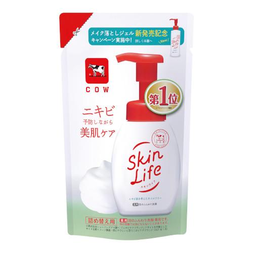 スキンライフ(SkinLife) 薬用泡のふんわり洗顔 つめかえ用 140ml 医薬部外品 牛乳石鹸...