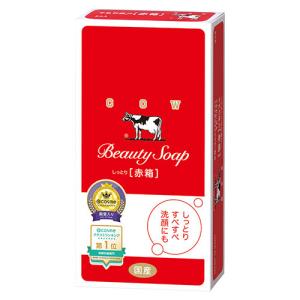 牛乳石鹸 カウブランド 赤箱 レギュラーサイズ 90g×3コ入 COW｜cosmebox