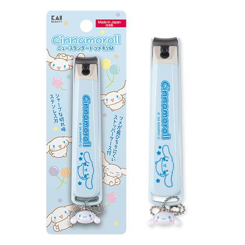 貝印 シナモロール ニュースタンダードツメキリ Ｍ マスコットチャーム付き 爪切り Kaijirus...