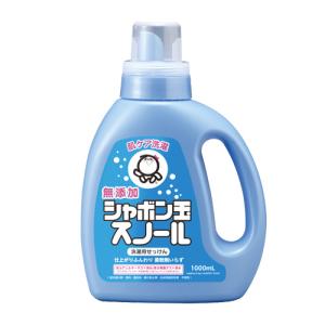 シャボン玉石けん シャボン玉スノール 液体タイプ 無添加洗濯用石けん 1000ml 日本アトピー協会推薦品 洗濯用液体洗剤 柔軟剤不要