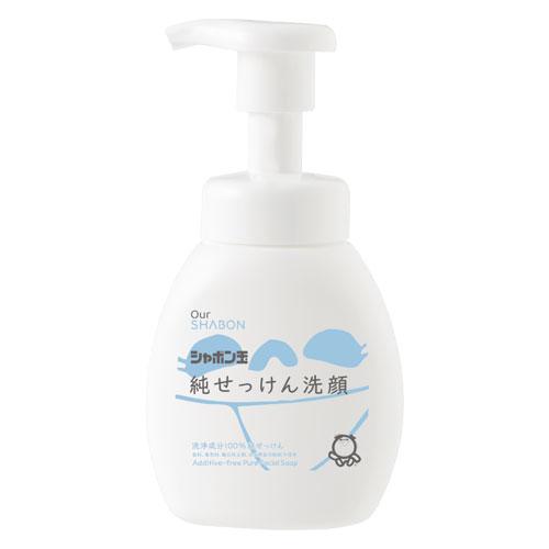 シャボン玉石けん 純せっけん洗顔 泡タイプ 本体 200ml 洗浄成分100%純せっけんの洗顔料 石...