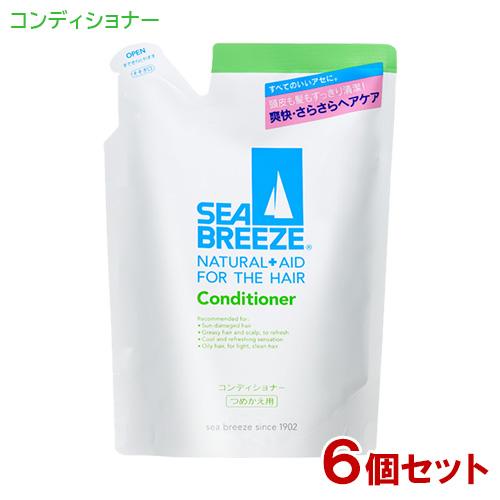 シーブリーズ(SEA BREEZE) コンディショナー つめかえ用 400mL×6個セット ファイン...