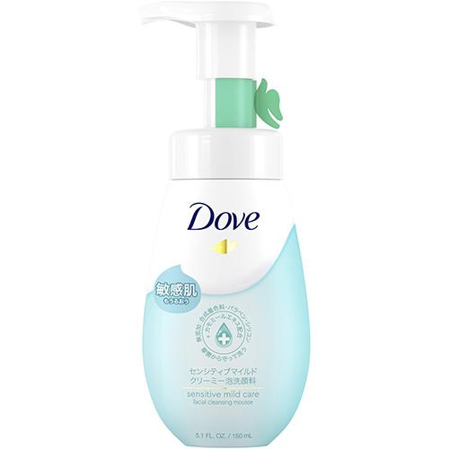 ダヴ(Dove) センシティブマイルド クリーミー泡洗顔料 ポンプ本体 150ml 洗顔フォーム 敏...