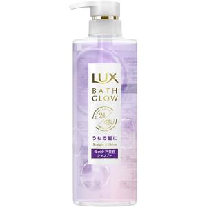 ラックス(LUX) バスグロウ ストレートアンドシャイン シャンプー ポンプ 490g カシス＆ピオニーの香り ユニリーバ(Unilever)｜cosmebox