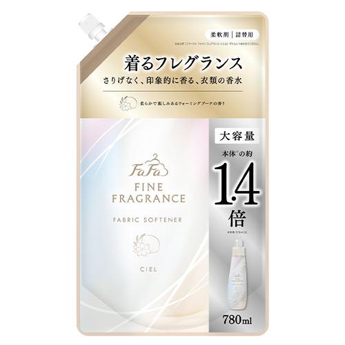 ファーファ(FaFa) ファインフレグランス シエル 詰替用 780ml 洗濯柔軟剤 抗菌・防臭 静...