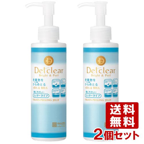 【2個セット】明色 DETクリア ブライト＆ピール ピーリングジェリー 無香料タイプ 180ml D...