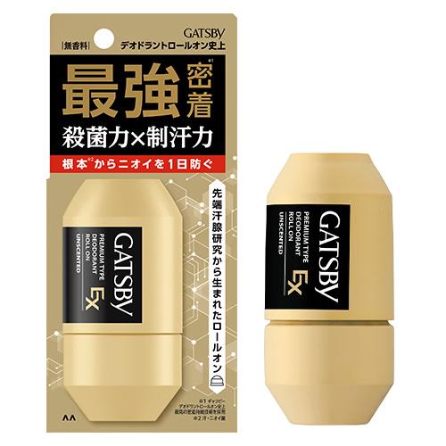 ギャツビー(GATSBY) EXプレミアムタイプ デオドラントロールオン 無香料 60ml 制汗剤 ...