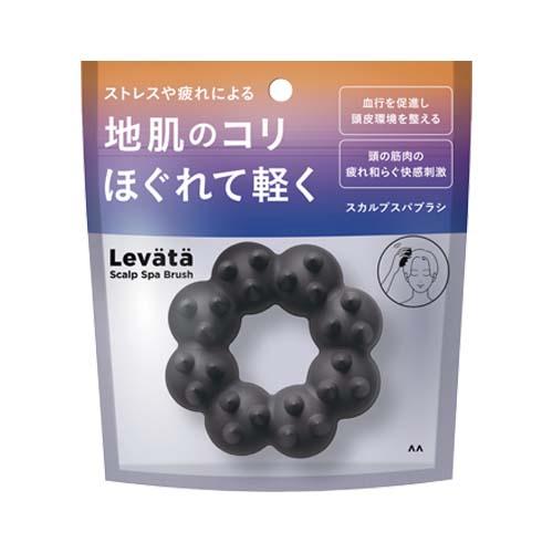 レバタ(Levata) スカルプスパブラシ 1個 シャンプーブラシ ヘッドスパ 頭皮ケア マンダム(...