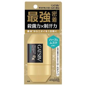 ギャツビー EXプレミアムタイプ デオドラントロールオン ハーブ&ムスク 60ml 制汗剤 速乾 殺菌 医薬部外品 GATSBY マンダム(mandom)