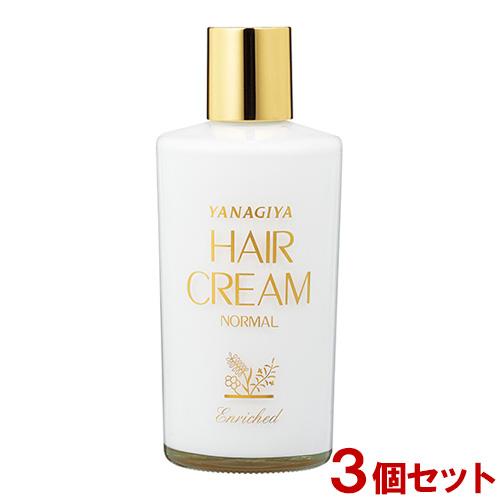 柳屋 ヘアクリーム ノーマル 150ml×3個セット 微粒子に乳化された親水性のヘアクリームオイル ...