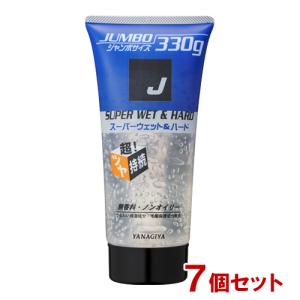 柳屋 J スーパーウェット＆ハードジェル 整髪料 330g×7個セット PREXCEED SUPER WET＆HARD YANAGIYA 送料込｜cosmebox