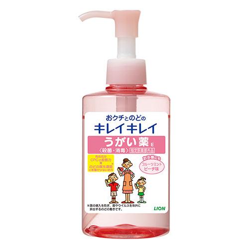 キレイキレイ うがい薬 フルーツミント ピーチ味 200ml ライオン(LION)