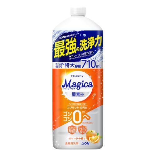 チャーミーマジカ 酵素プラス オレンジの香り 詰替用 大型サイズ 710ml 食器用洗剤 酵素＋ C...