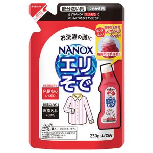 トップ ナノックス 部分洗い剤 エリそで用 詰め替え ( 230g )/ : 爽快
