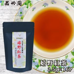 若竹園 九州産紅茶探訪 嬉野紅茶 40g(2.5g×16袋入り) 和紅茶 国産茶葉 ティーバック black tea｜cosmebox