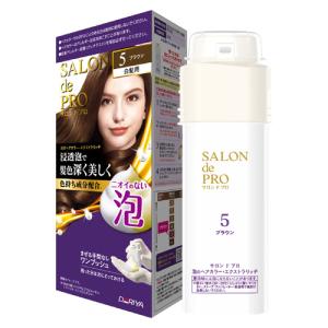 サロンドプロ 泡のヘアカラー・エクストラリッチ 白髪用 グレージュ4G