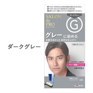 白髪染め 無香料 ヘアカラー メンズスピーディ G ダークグレー 白髪用 mens 医薬部外品 サロンドプロ SALON de PRO ダリヤ(DARIYA)