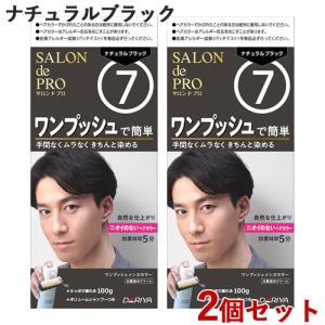 サロンドプロ 白髪染め ワンプッシュ メンズカラー 6 ダークブラウン