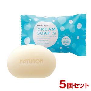 パックスナチュロン(PAX NATURON) クリームソープM (浴用石けん) ミントの香り 100g×5個セット 太陽油脂 送料込｜cosmebox