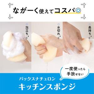 パックスナチュロン キッチンスポンジ (ナチュ...の詳細画像5