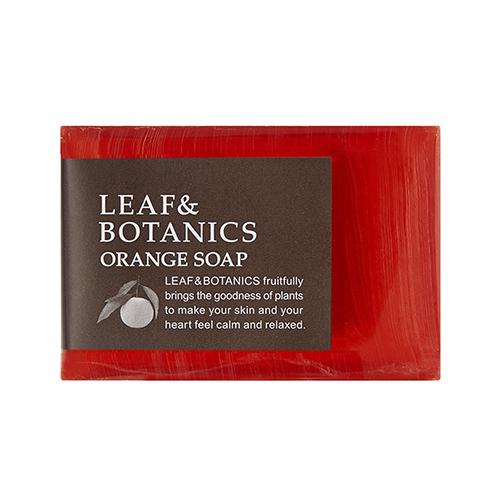 松山油脂 マザーソープ(石けん) リーフ＆ボタニクス(LEAF&amp;BOTANICS) オレンジ 90g