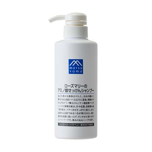 松山油脂 ローズマリーのアミノ酸せっけんシャンプー 380ml ポンプ Mマーク matsuyam