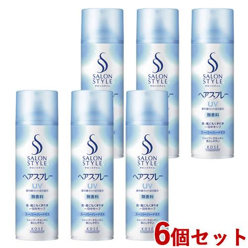 6個セット スーパーハード 特大 ヘアスプレー 330g サロンスタイル(SALONSTYLE ) ...