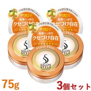 サロンスタイル ヘアワックスE トリートメント 75g×3個セット SALON