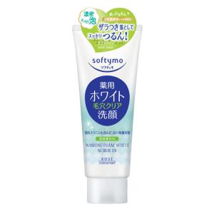 薬用洗顔フォーム ホワイト スクラブイン 150g ソフティモ(softymo) コーセーコスメポート(KOSE COSMEPORT)｜cosmebox