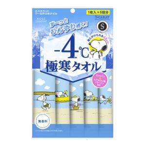 無香料 極寒タオル 超大判クールシート 5枚入 エスカラット(S-CARAT) コーセーコスメポート(KOSE COSMEPORT)｜cosmebox