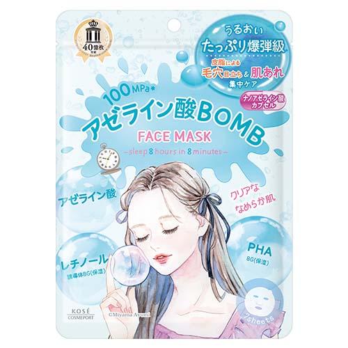 クリアターン アゼライン酸BOMBマスク 7枚入 シートマスク 皮脂 毛穴 テカリ 肌あれ アゼライ...