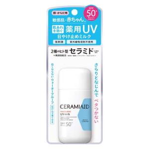 セラミエイド UVミルク 60g SPF50+ PA++++ UV耐水性★ 日やけ止め 顔・からだ用 薬用 低刺激 紫外線吸収剤不使用 医薬部外品