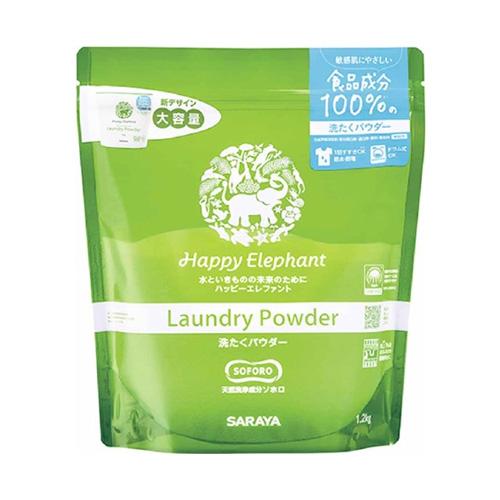 ハッピーエレファント(Happy Elephant) 洗たくパウダー 1.2kg サラヤ(SARAY...